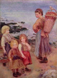 Mussel Fishers at Berneval, 1879